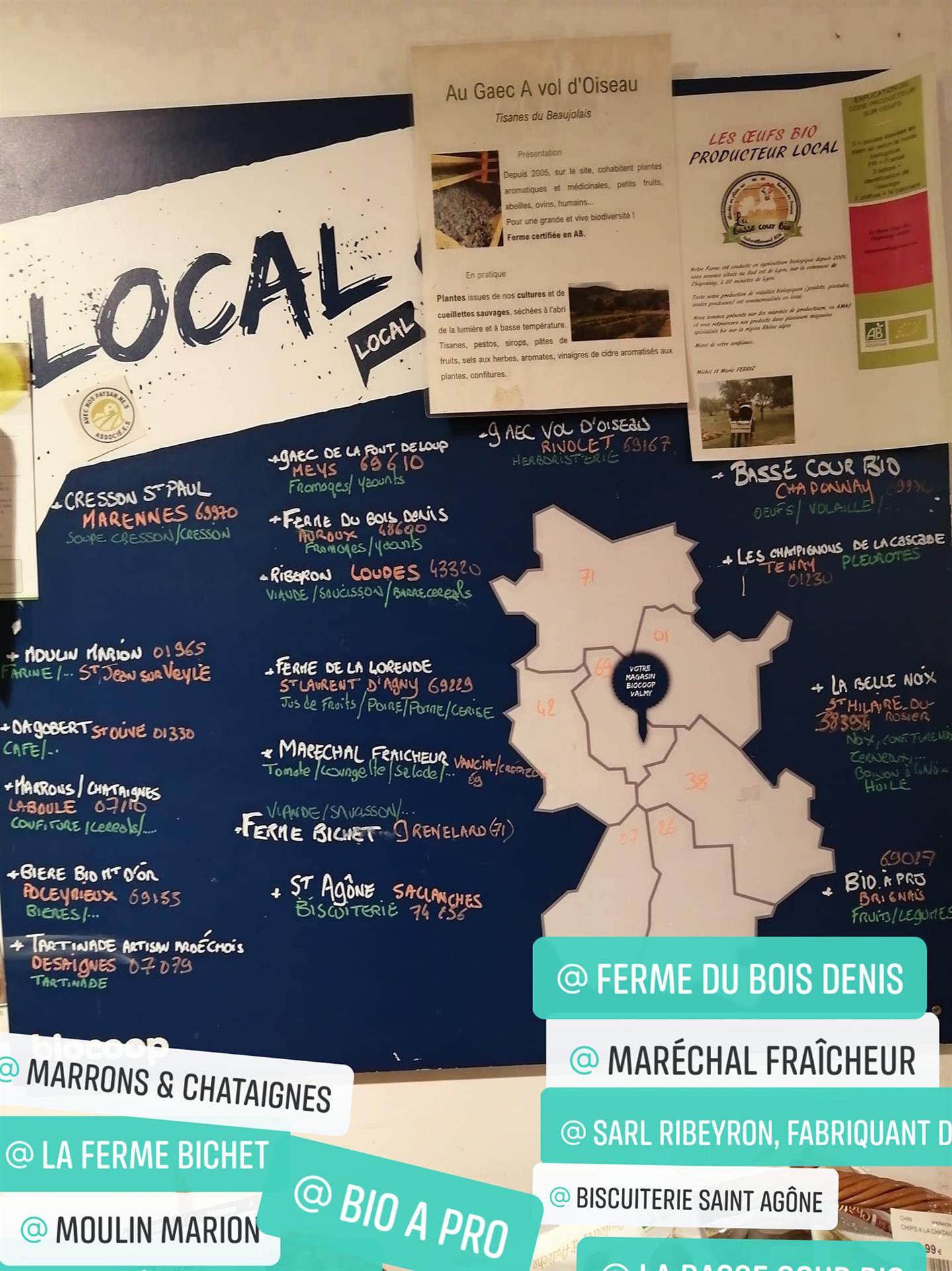 j'aime le local, j'aime BIOCOOP VALMY
