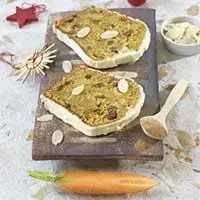 Carrot Cake, glaçage festif 